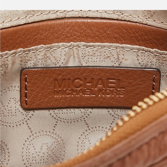 Michael Kors brown leather mini camera crossbody bag - Picture 6 of 11